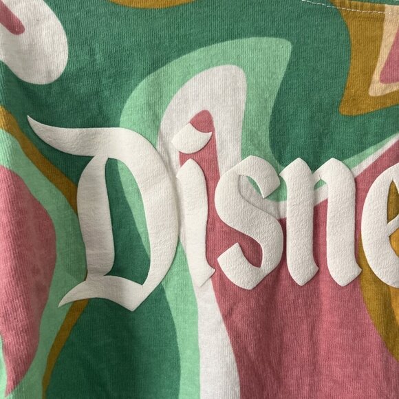 Disney Disneyland Kids Size XL 14 Spirit Jersey Retro Swirl Psychedelic Shirt - Picture 6 of 10
